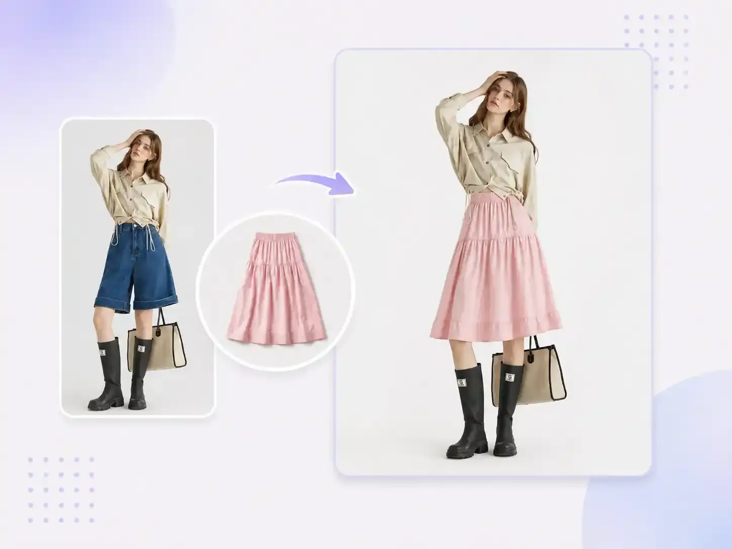 Freely Change Any Part of Your Outfit