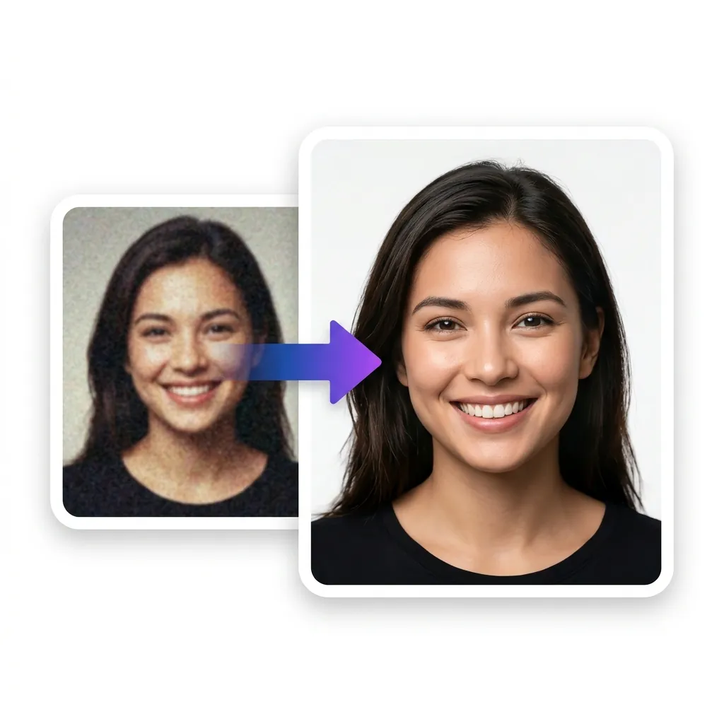 AI Face Enhancer Feature Showcase