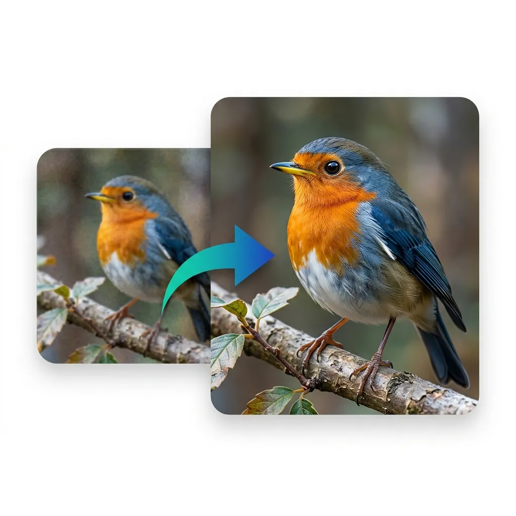 AI Image Upscaler Feature Showcase