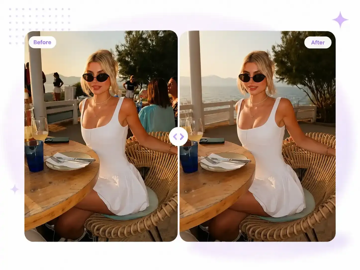 Remove objects Online with Free Photo Editor AI
