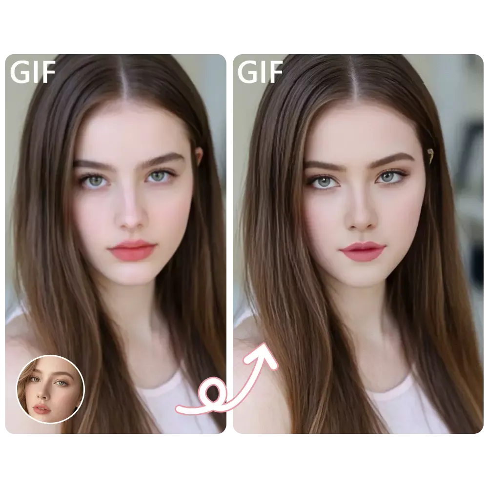 AI GIF Face Swap Feature Demonstration