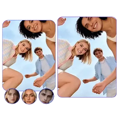 Free Multiple GIF Face Swap Online