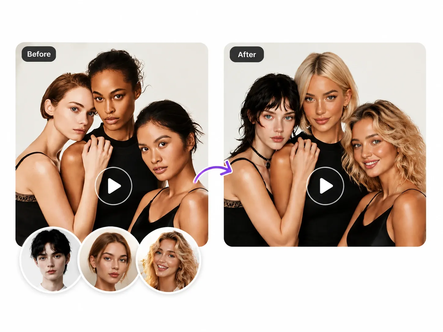 Free AI Multiple Face Swap Video Online