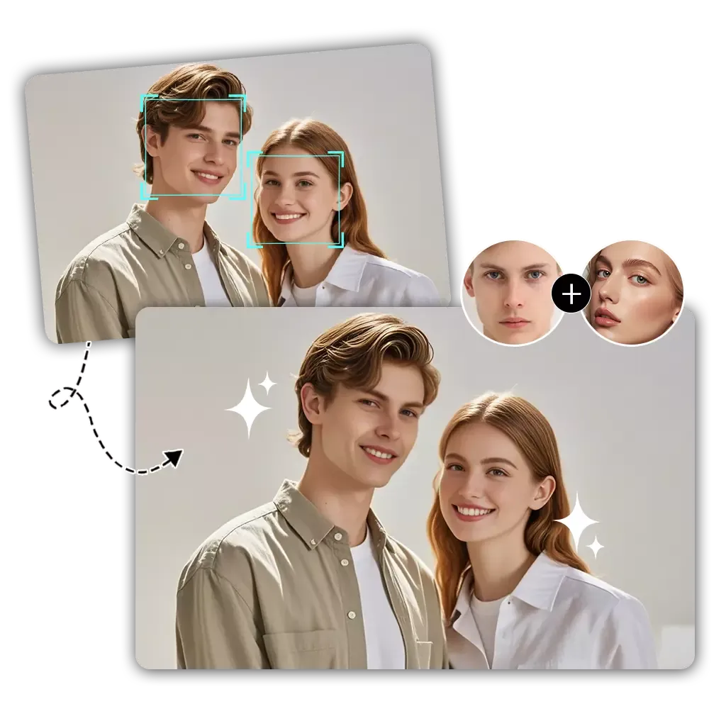 Free AI Multiple Face Swap Online