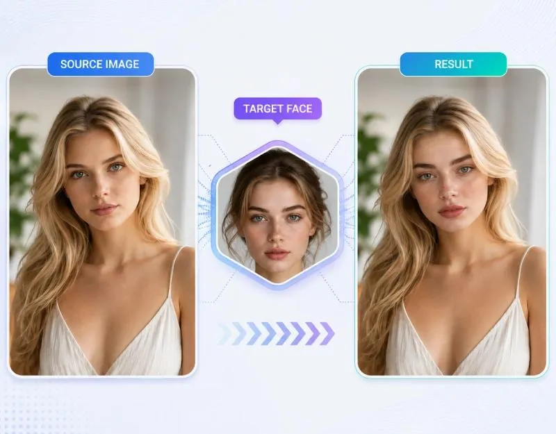 AI Photo Face Swap Feature Demonstration